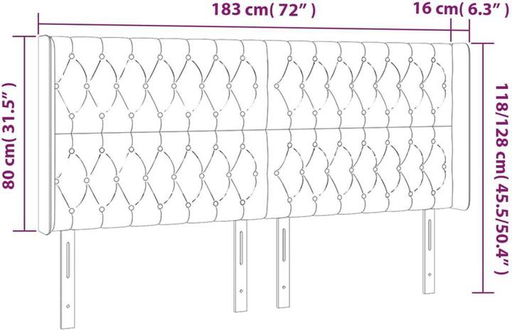 Immagine prodotto vidaXL Bode (183 x 16 x 128 cm)