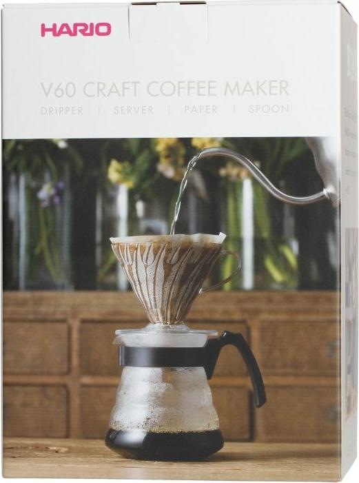 Produktbild Hario V60 Craft Kaffee-Tropfenset + Serviergeräte+Filter (0.60 l)