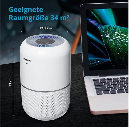 Actual product image Medion Air purifier MD 19878 34 m² (34 m²)