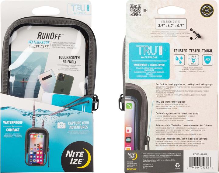 Actual product image Nite Ize RunOff™ Waterproof Phone Case (Universal)