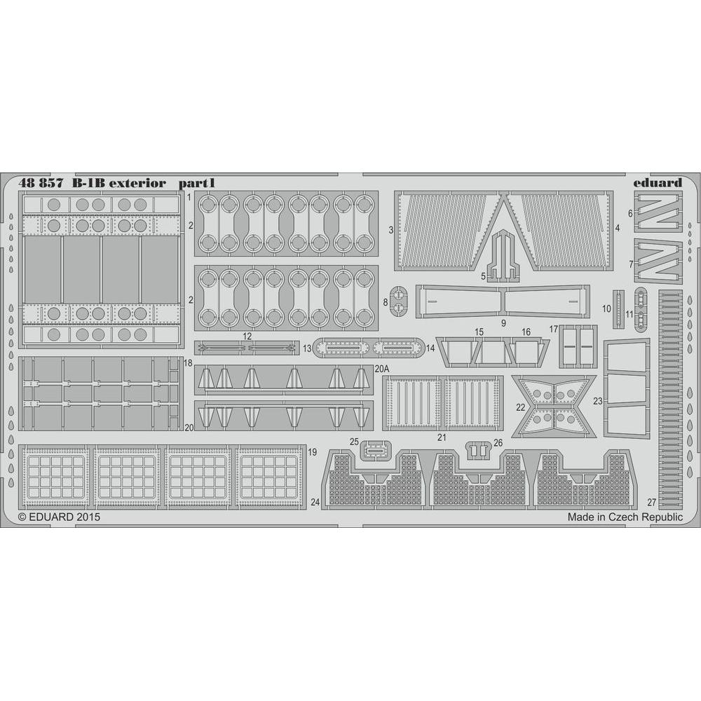 Eduard B-1B exterior for Revell