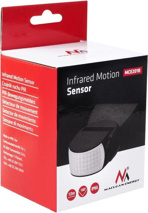 Produktbild Maclean MCE201 Infrared Motion Sensor PIR LED Lighting Automatic Day Night 12m (12 m)