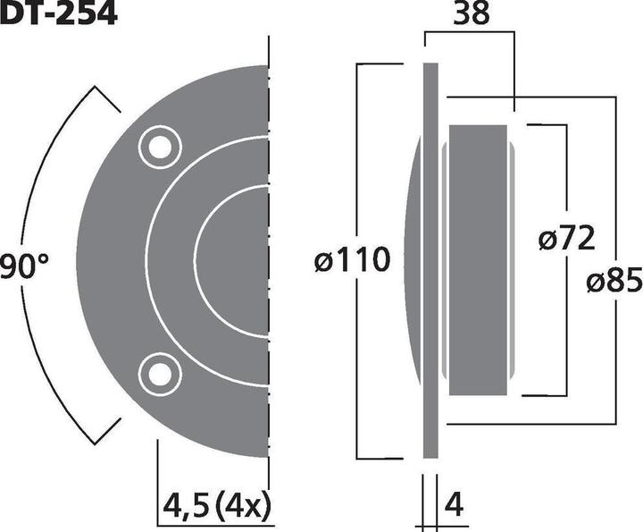 Immagine prodotto Monacor HiFiDomeTweeter (1 pz.)