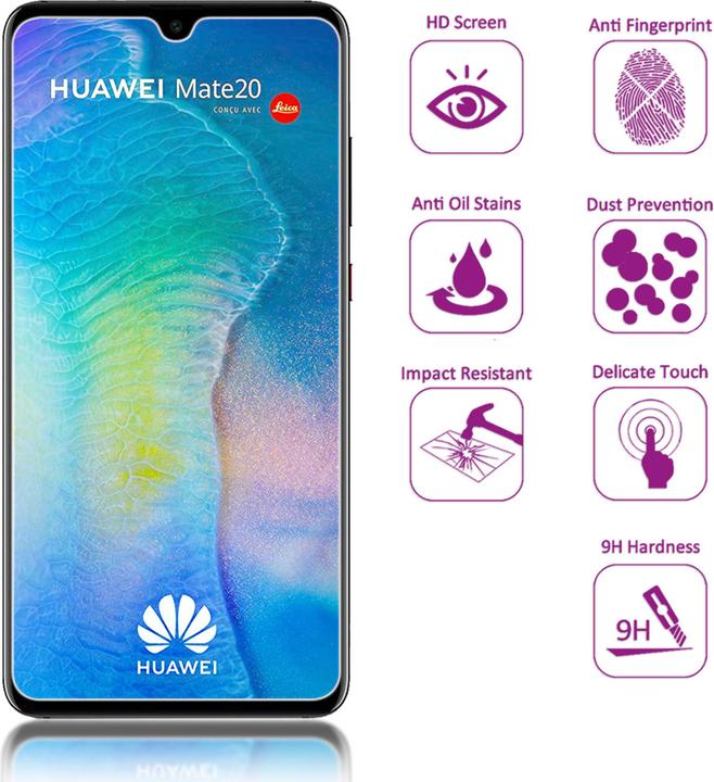 Image du produit Nalia (2-Pack)Verre de protection (1 pcs, Mate 20)