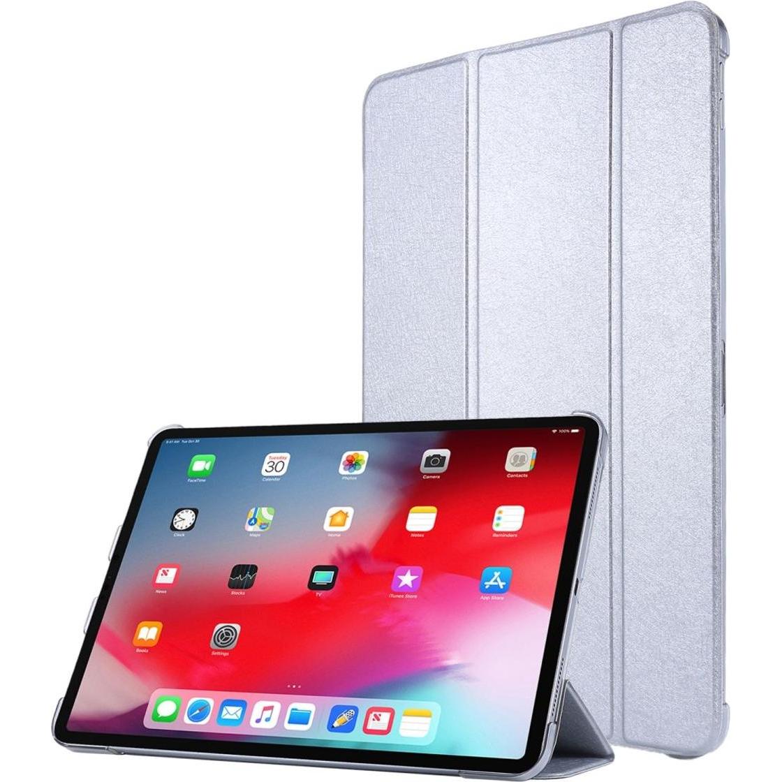 König Design Schutz Tablet Hülle für Apple iPad Pro 12.9 (2020) Case Cover Tasche Silber Neu (iPad Pro 12.9 2020 (4. Gen...