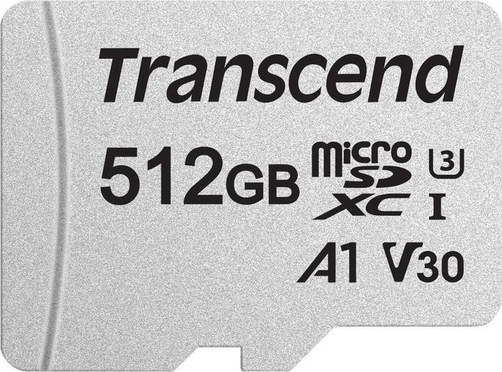 Actual product image Transcend USD300S (512 GB, microSDXC, U3, UHS-I)