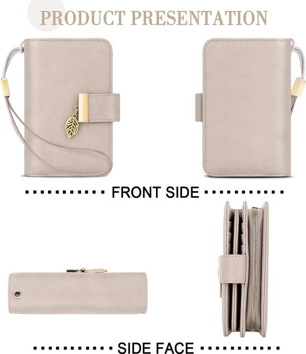 Produktbild Only-Bags.Store Ledergeldbörse Geldbörse mit vielen Fächern Brieftasche mit RFID-Schutz 18 Kartenfächer Geldbörsen