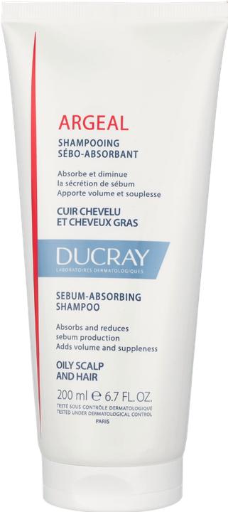 Immagine prodotto Ducray ARGEAL shampoo sebo-assorbente per cuoio capelluto e capelli grassi 200 ml (200 ml, Shampoo liquido)