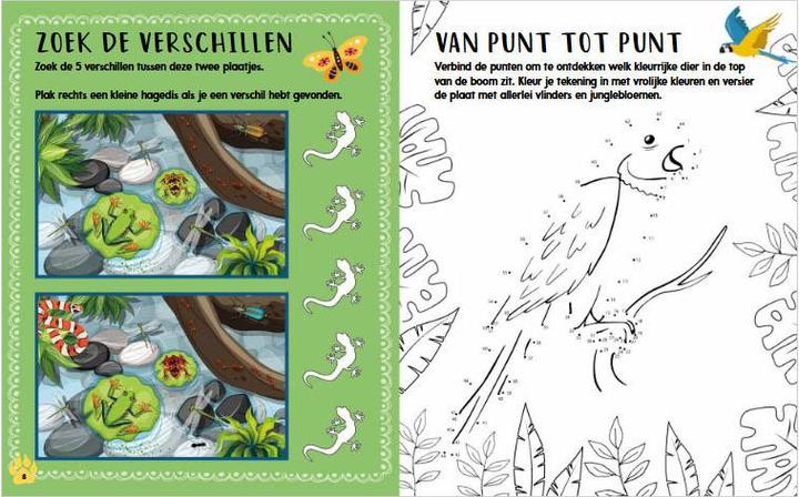 Produktbild Dschungel-Aktivitätsbuch – 1000 Aufkleber (1000 Sticker)