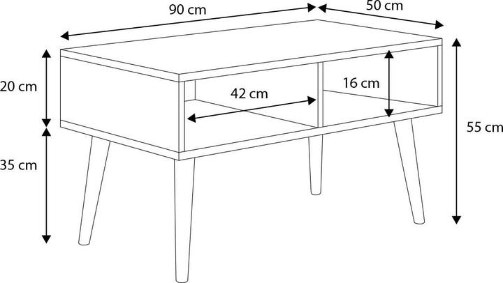 Actual product image ADRK Furniture Sana 90X50