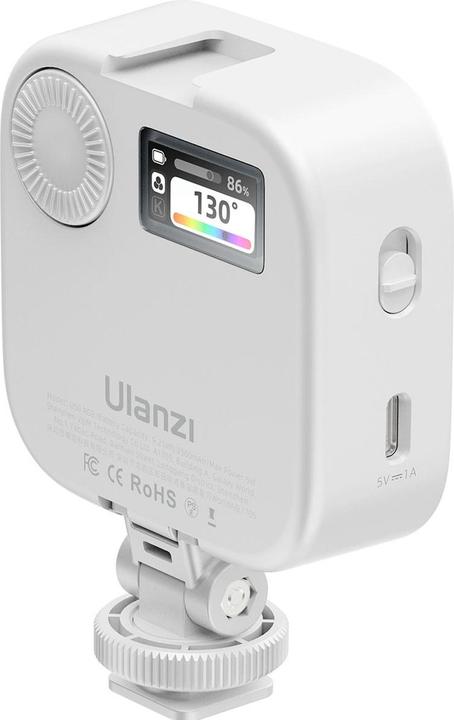 Actual product image Ulanzi U60 RGB Pocket light with U mount White (Video light)