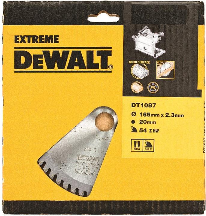 Immagine prodotto DeWalt TRESPA EXTREME KSB 165x20x2.3 54ZHW DT1087