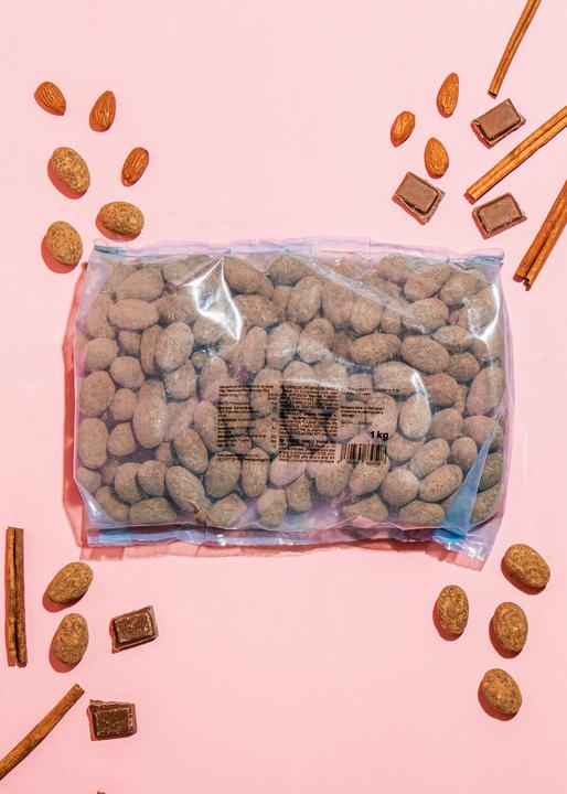 Produktbild KoRo Mandelkerne umhüllt mit Milchschokolade und Zimt (1000 g)