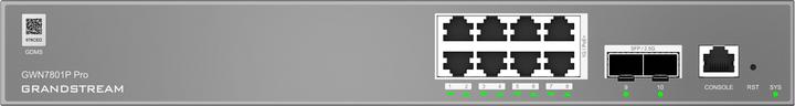 Image du produit Grandstream GWN7801P PRO? Enterprise Layer 2++ Managed Switch? 8Ã Gigabit RJ45 (PoE/PoE+) + 2Ã G (10 ports)