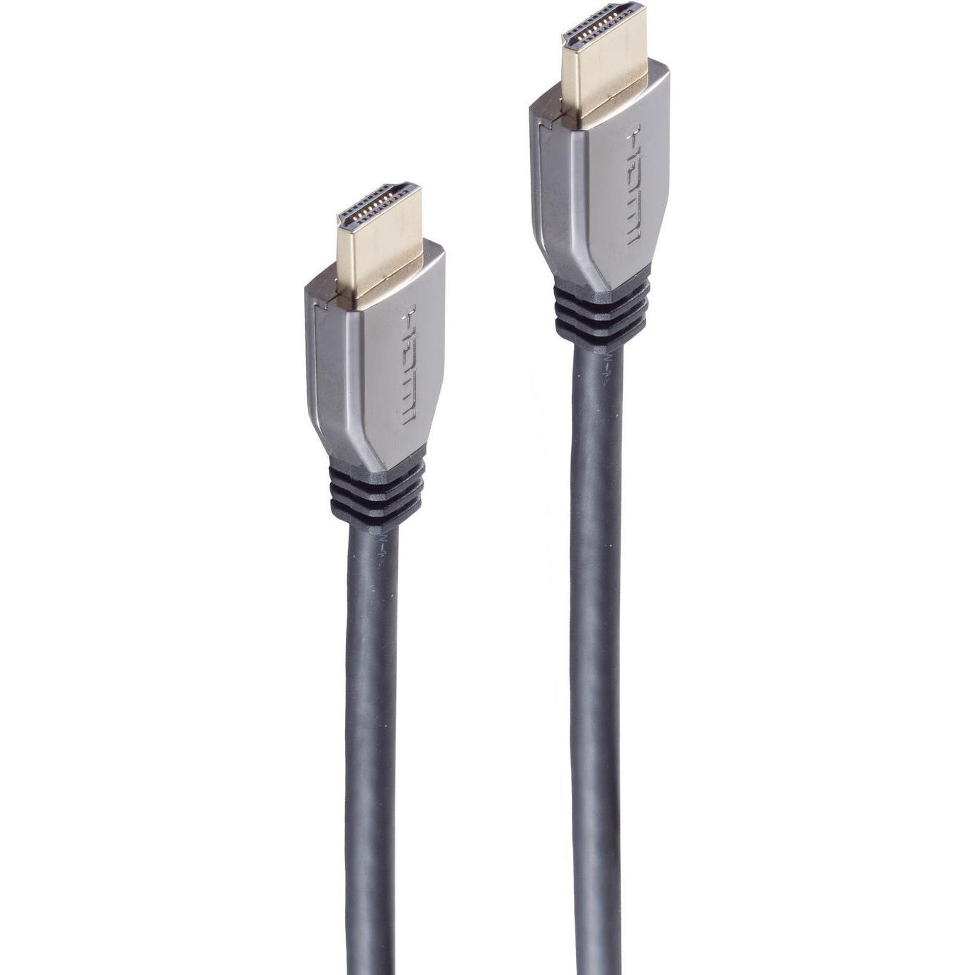 Thumbnail - Shiverpeaks -BASIC-S--Ultra HDMI Kabel, 10K, Metall, schwarz, 5m (5 m, HDMI), Video Kabel