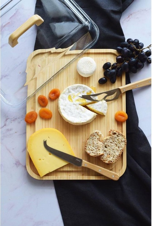 Image du produit Pebbly Boîte à fromage avec couvercle en verre