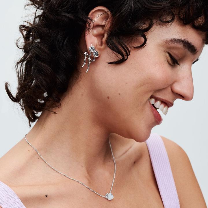 Immagine prodotto Pandora Collana di rose bianche (Bioresina, Argento 925, 38 cm)