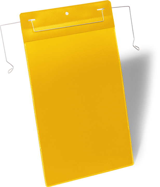 Actual product image Durable Marking pockets with wire hanger (A4, Cheer)