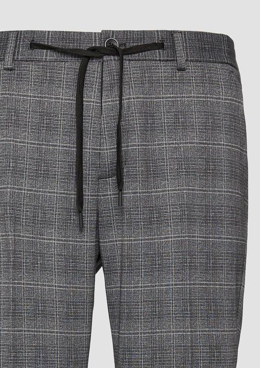 Produktbild S.Oliver Hose s.O JOGG: Anzughose aus kariertem Stretch-Jersey (46)