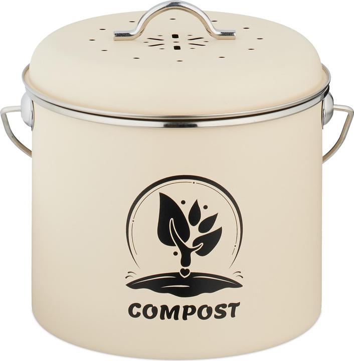 Produktbild Relaxdays Runder Komposteimer Küche 3,5 Liter (3.50 l)