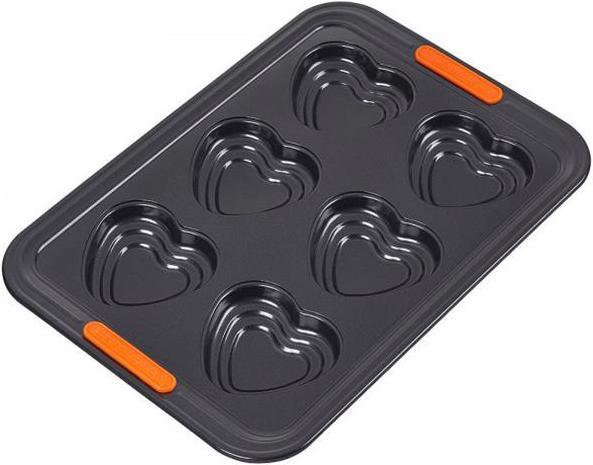 Produktbild Le Creuset 6er Herzform gestuft 38.7x26.9 cm