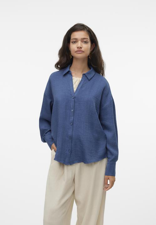 Actual product image Vero Moda Vmmelaney Queeny Ls Shirt Wvn Noos (XL)