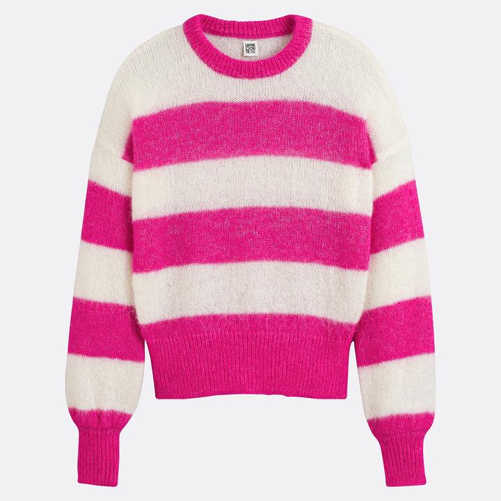 Actual product image La Redoute Collections Grobstrickpullover mit rundem Ausschnitt (S)