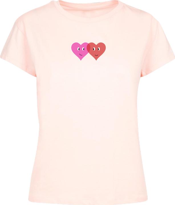 Produktbild Merchcode Ladies Hugs & Love - Two Hearts Box Tee - 174981 (S)