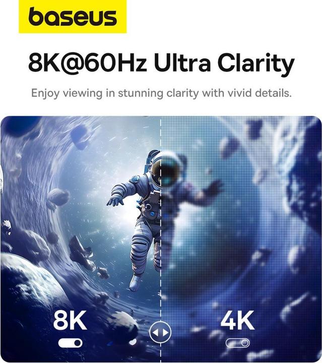 Produktbild Baseus Adaptér USB-C na DisplayPort 1,5m (1.50 m)