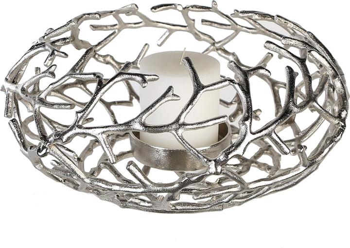 Casablanca by Gilde Twigs antique silver H: 20 cm