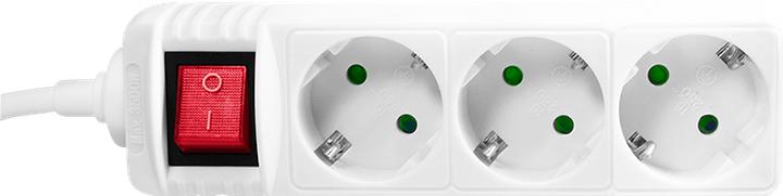 Image du produit LogiLink bandeau de prises (3 x, CEE 7/3, 1.40 m)