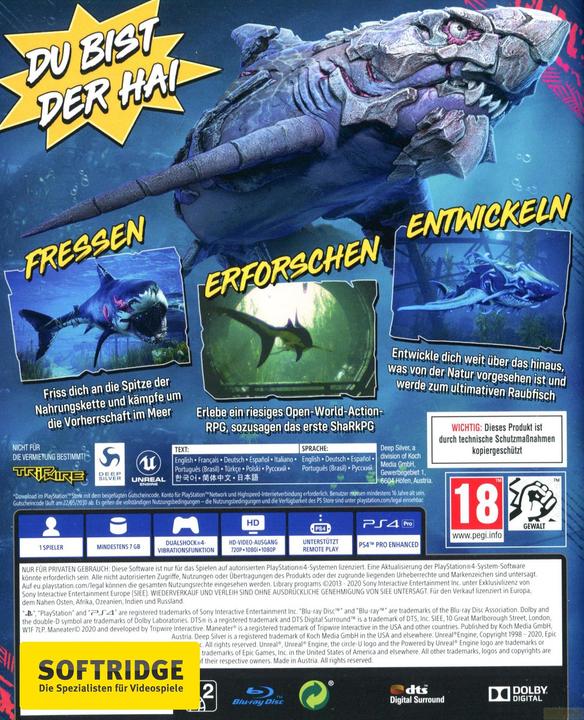 Produktbild Deep Silver Maneater Day One Edition (PS4, Multilingual)