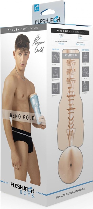 Produktbild Fleshlight Fleshjack Boys - Reno Gold Golden Boy