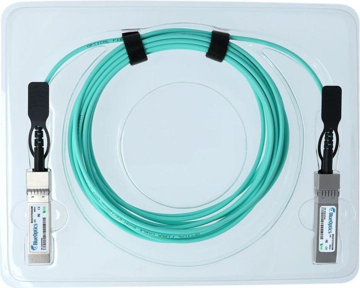 Actual product image CBO HPE JH956A compatible BlueOptics AOC SFP28 BO272703Q5M