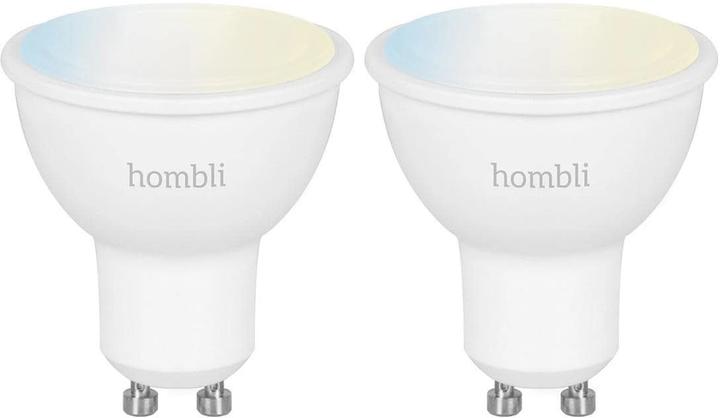 Actual product image Hombli Smart Spot (4.5W) CCT Duo Pack (GU10, 4.50 W, 350 lm, 2 x, F)