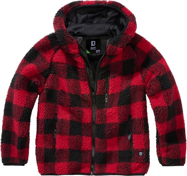 Immagine prodotto Brandit Bambini Teddy Fleece Jacket Hood - 16231 (122, 128)