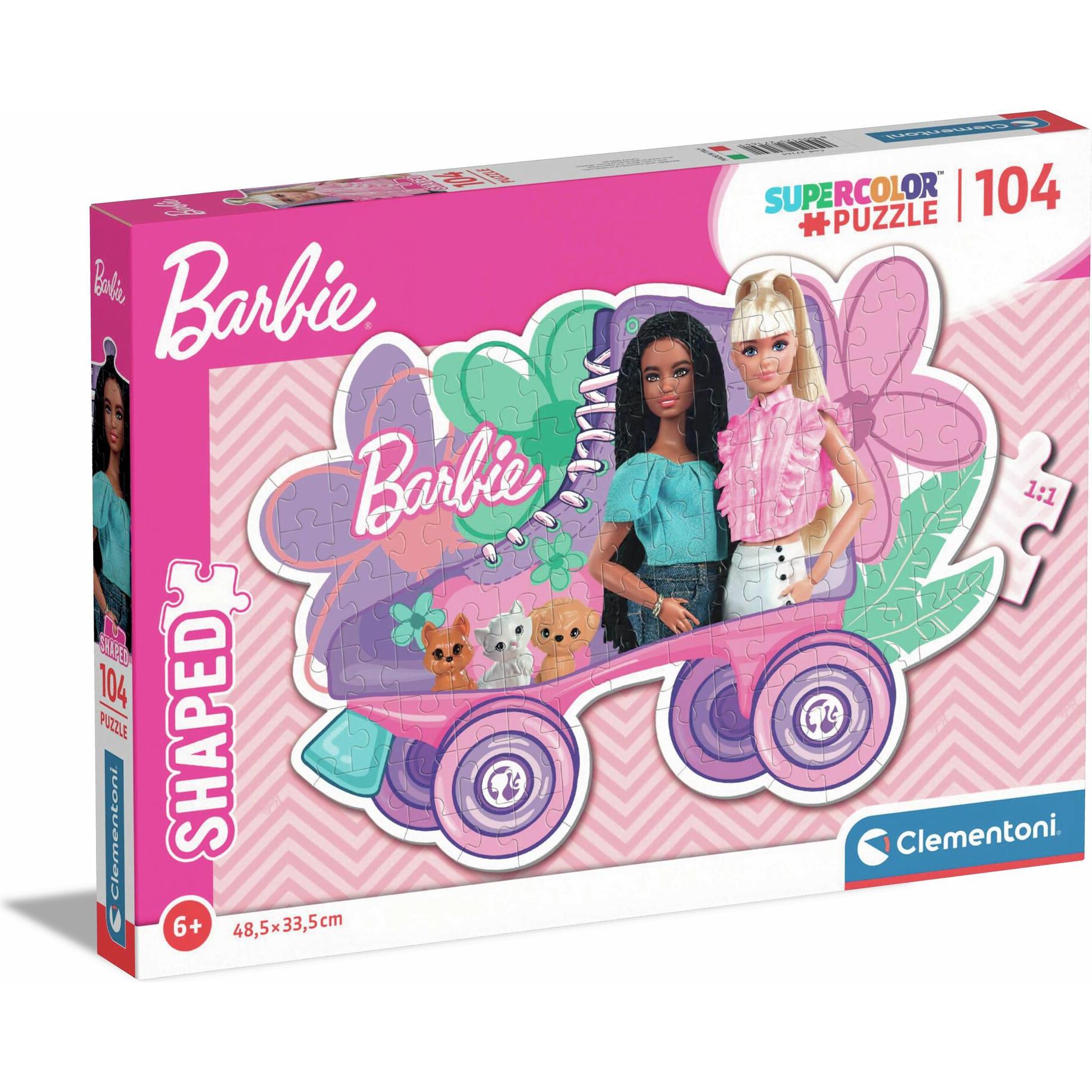 Clementoni Mehrfarbig Puzzle Barbie G (104 Teile)