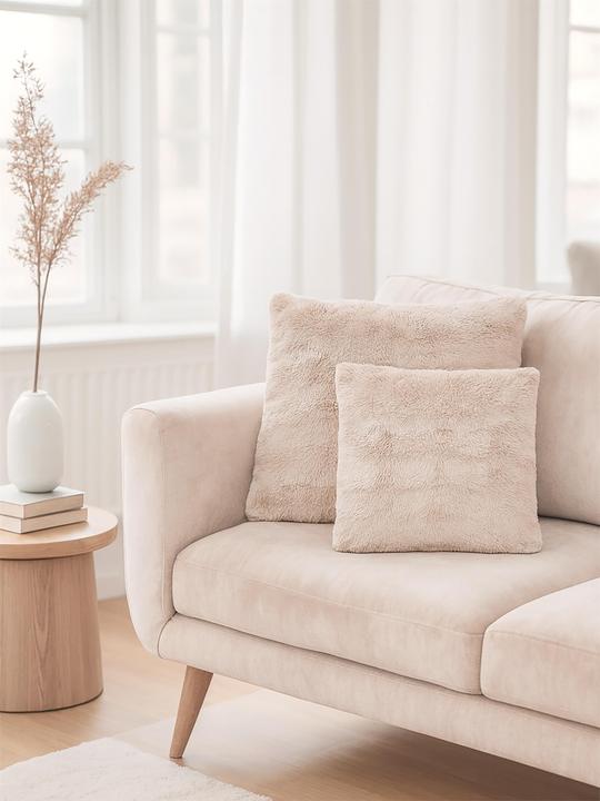 Produktbild Aspero 4er Set Kissenbezüge aus Fellimität 60x60 cm Milan - 9863 (60 x 60 cm)