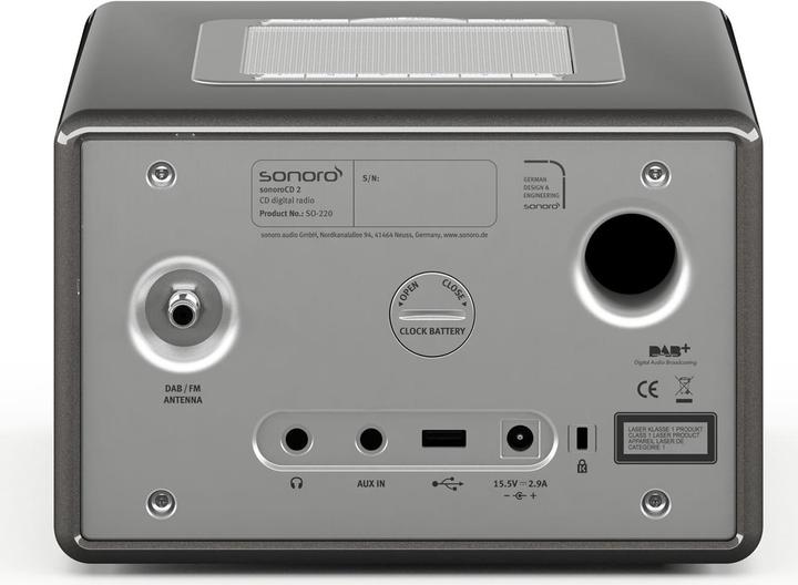 Actual product image Sonoro Cd2 (DAB, DAB+, FM, Bluetooth)