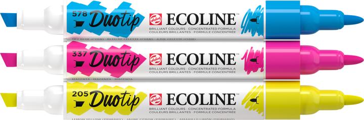 Produktbild Talens ECOLINE DUOTIP - Farbstifte Set (3x)
