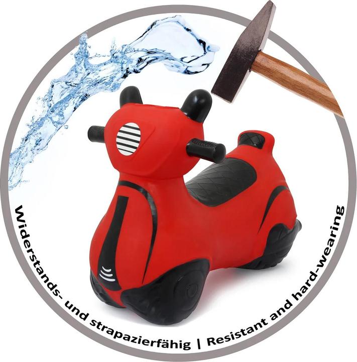 Actual product image Orange Hüpftier Fuchs mit Pumpe