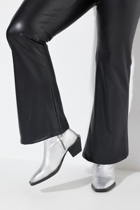 Actual product image Angel of Style Skinny fit leggins with flared hems, leather look (58)