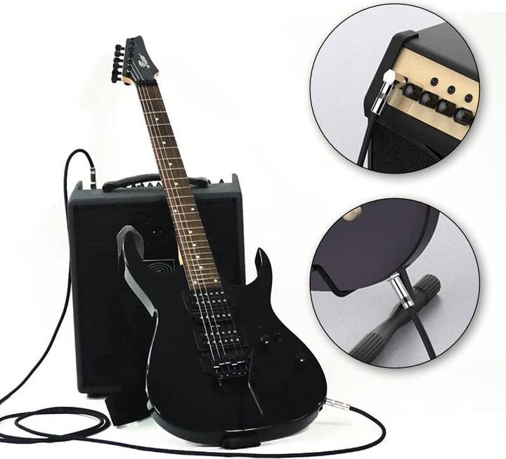 Actual product image Hermex Jack Cable 7m Musical Instrument Cable Audio Cable Guitar Cable (7 m)