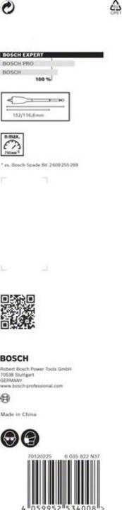 Produktbild Bosch Professional Zubehör EXPERT Self Cut Speed Flachfräsbohrer, 32 x 152 mm (32 mm)