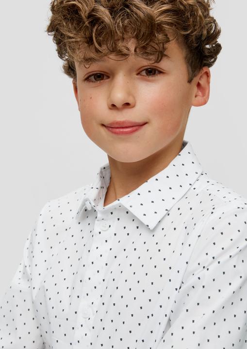 Produktbild s.Oliver Hemd Hemd aus Baumwollstretch (L)