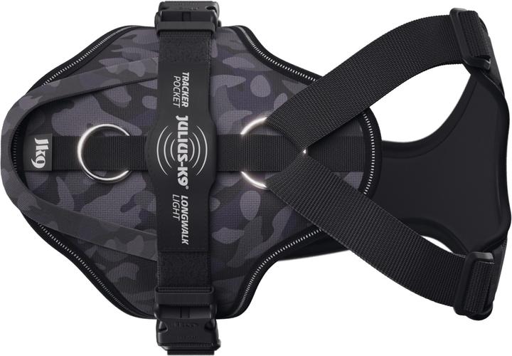 Produktbild Julius-K9 K9 Longwalk light sele w/handle+trackerpocket,Night Camo,L (Hund)