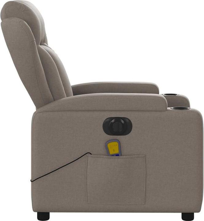 Actual product image vidaXL Massage chair electric fabric