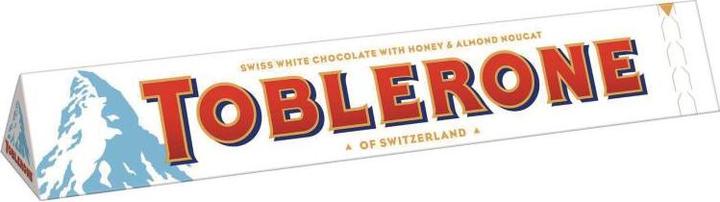Produktbild Toblerone Swiss White Chocolate with Honey & Almond Nougat (100 g)