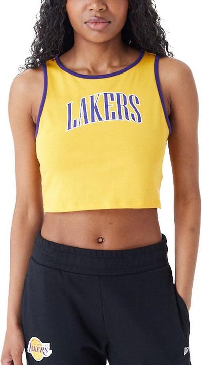 Actual product image New Era Ladies Crop Tank Top Los Angeles Lakers - XL (XL)