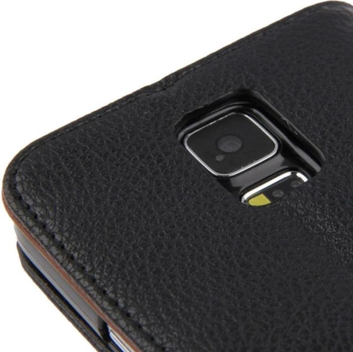 Actual product image König Design Protective cover Case (Flip landscape) for mobile Samsung Galaxy S5 / S5 Neo Black (Samsung Galaxy S5, Samsung Galaxy S5 Neo)